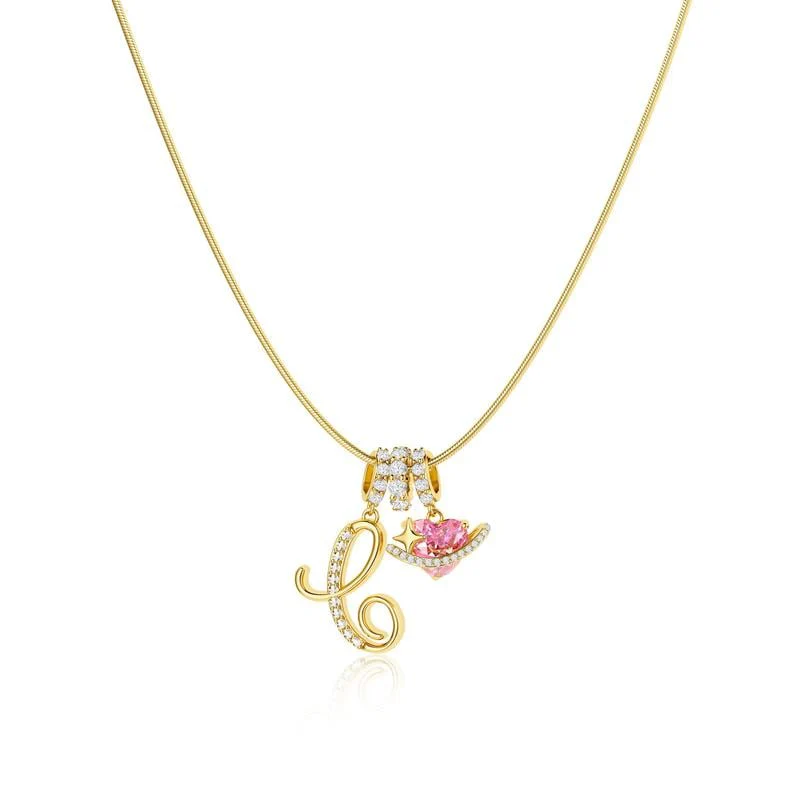 💖Last Day 49% OFF✨3-Layering Initial A-Z Letter Pendant Necklaces🎀 - Image 11
