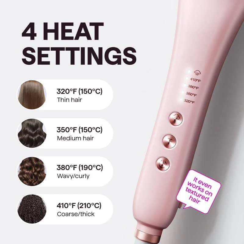 🎅CHRISTMAS SALE 50% OFF!!🎁💕Steamline Pro Steam Hair Straightener Brush Hair Straightening Comb - Image 6
