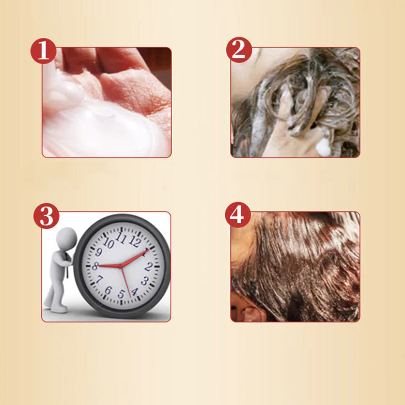 2-in-1 Long-Lasting Hair Dye & Shampoo - Image 8