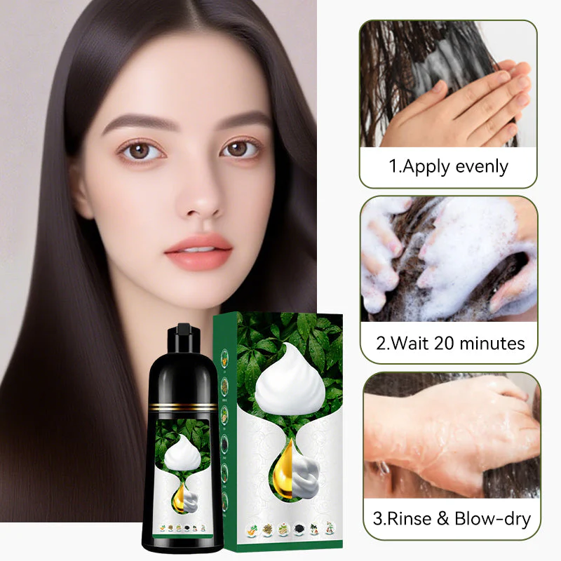 💖LAST DAY SALE 50% OFF🌿💁‍♀️MiracleMuse 3-in-1 Herbal Hair Dye - Perfect for Gray Coverage & Daily Color Care🧴 - Image 11