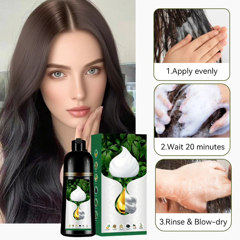💖LAST DAY SALE 50% OFF🌿💁‍♀️MiracleMuse 3-in-1 Herbal Hair Dye - Perfect for Gray Coverage & Daily Color Care🧴 - Image 13