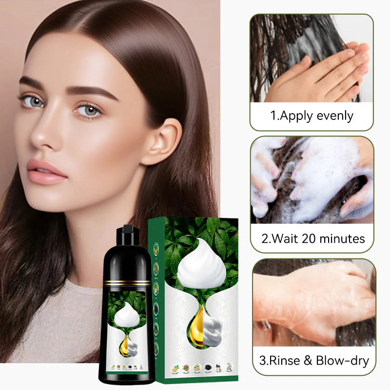💖LAST DAY SALE 50% OFF🌿💁‍♀️MiracleMuse 3-in-1 Herbal Hair Dye - Perfect for Gray Coverage & Daily Color Care🧴 - Image 15
