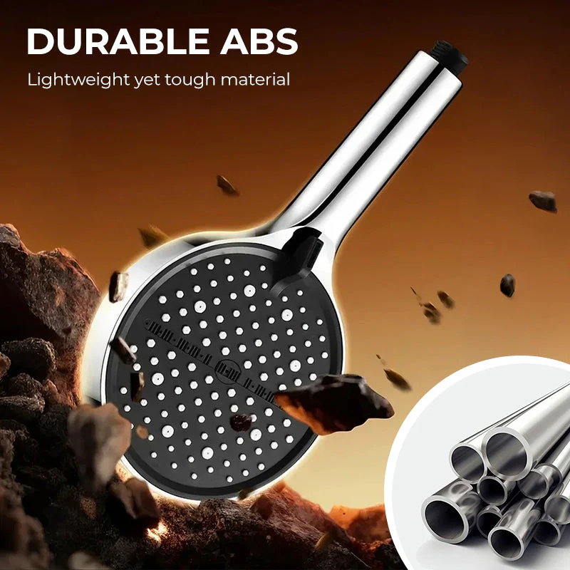 🚿Adjustable high-pressure rain shower head – 360° swivel, easy-to-clean surface, compatible with standard shower hoses 💧 - Image 7