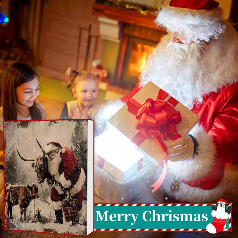 🎄Christmas Sale 50% OFF🎉Advent Calendar with Highland Cow Design - Image 4