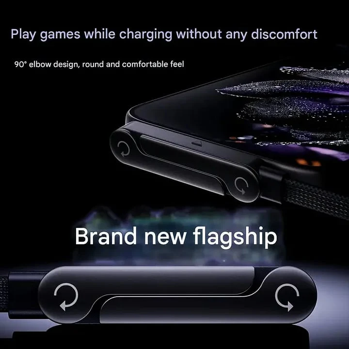 🏆LAST DAY BUY 1 GET 1 FREE!!⚡50K+ SOLD! Almost Gone-💥⚡Official Authorized | MFi-Certified Cables🔥 2-in-1 Invisible Holder Charger Cable - 240W Fast Charging Cord with Built-In Phone Stand - Image 5