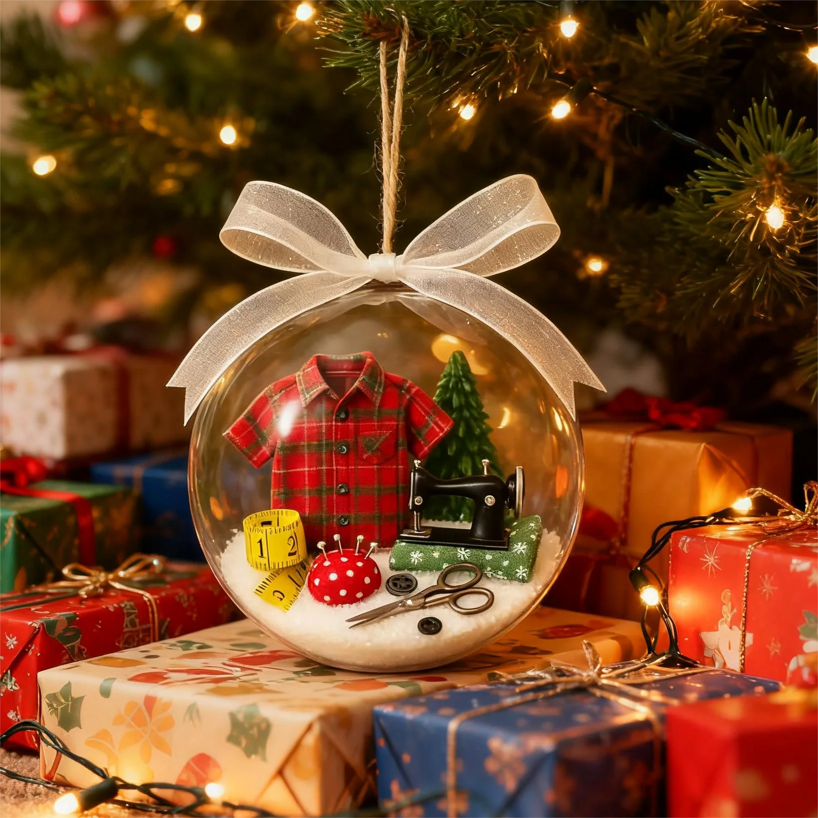 🔥Early Chrismas sale 49% off🔥🎄Holiday Sewing Snow Globe Ornament🎄 - Image 7