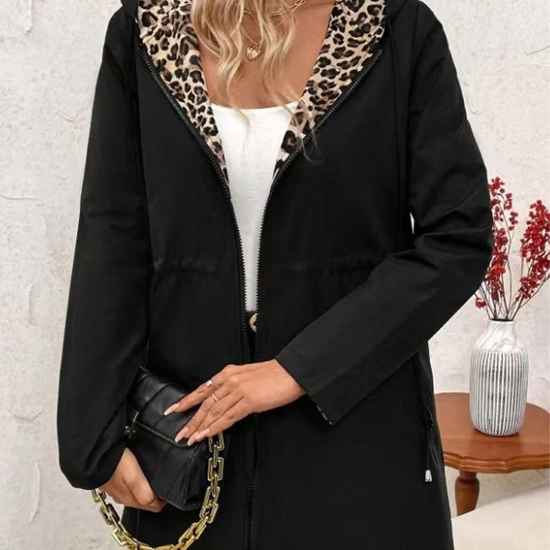 ✨New Styles✨Hooded double-faced leopard print coat - Image 5
