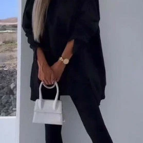 Hooded Sweatshirt & Jogger Leggings 2-Piece Set - Image 6
