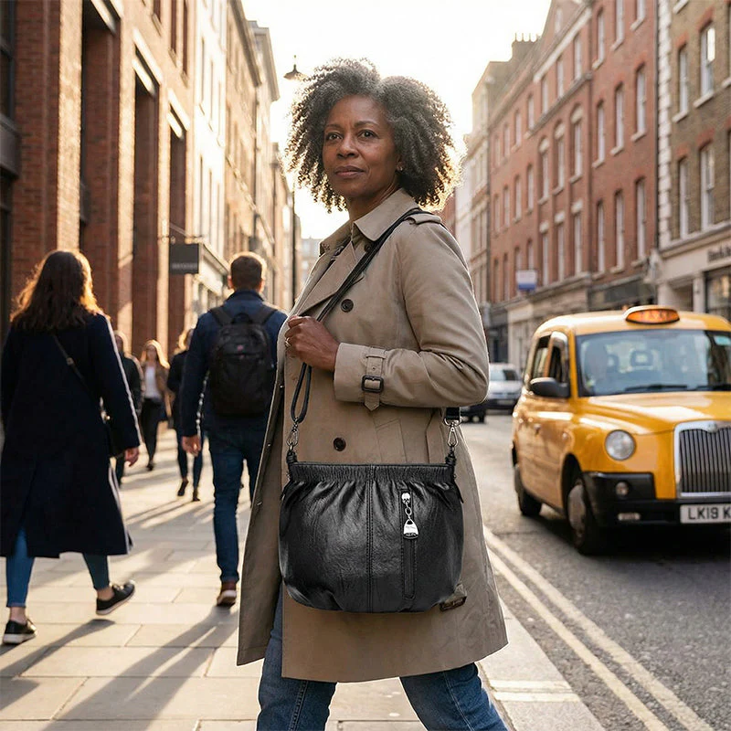 🥳2026 HOT SALE🥳💞50K+ SOLD!👝 🛍️Luxurious to Touch, Practical for Life. Soft Leather Shoulder Bag – NOW 50% OFF! 💼👜 - Image 6