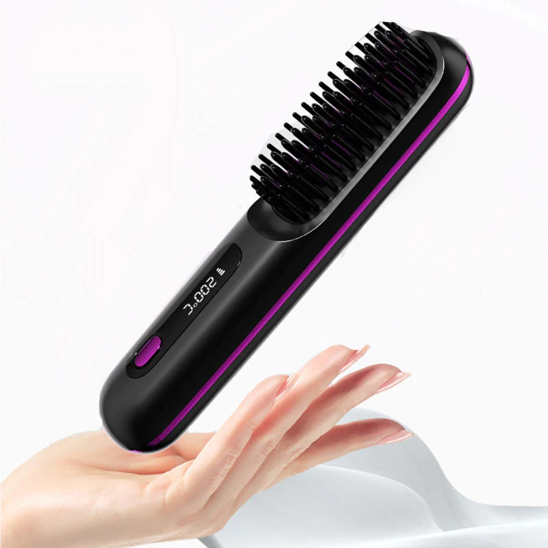 🎁Summer Cool Deal: 49% OFF!!💖Wireless Ceramic Heating Hair Straightening Comb - Image 10