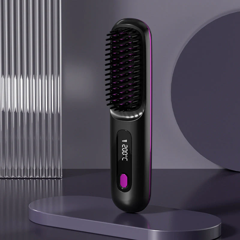 🎁Summer Cool Deal: 49% OFF!!💖Wireless Ceramic Heating Hair Straightening Comb - Image 11