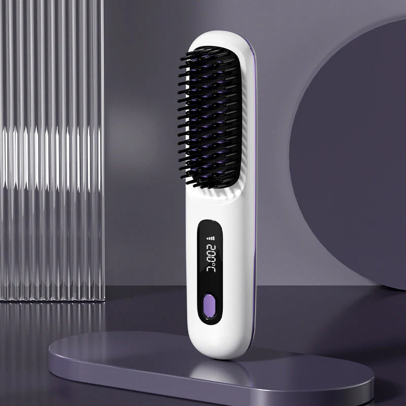 🎁Summer Cool Deal: 49% OFF!!💖Wireless Ceramic Heating Hair Straightening Comb - Image 12