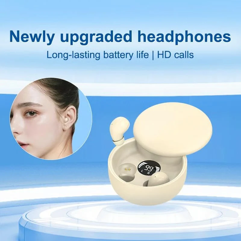 🔥Surprise Price: £10.99!!🎄50K+ SOLD! 🎁✨Mini Invisible Headphones Bluetooth 5.4 True Wireless In-Ear Earphones🎧 - Image 4