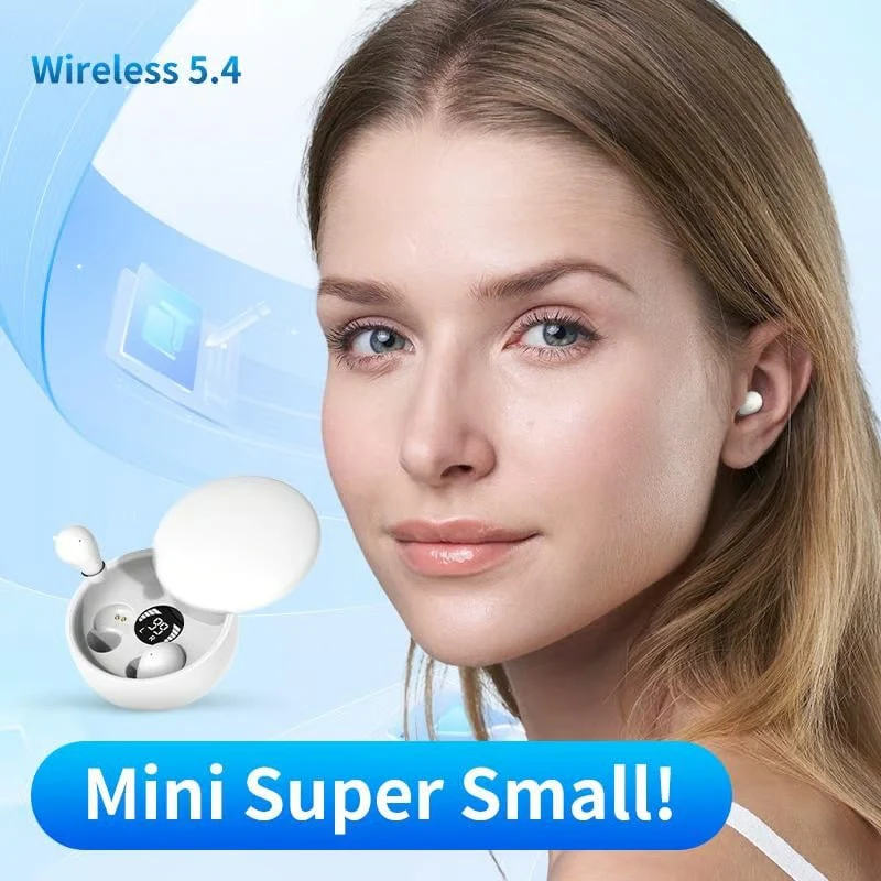 🔥Surprise Price: £10.99!!🎄50K+ SOLD! 🎁✨Mini Invisible Headphones Bluetooth 5.4 True Wireless In-Ear Earphones🎧 - Image 5