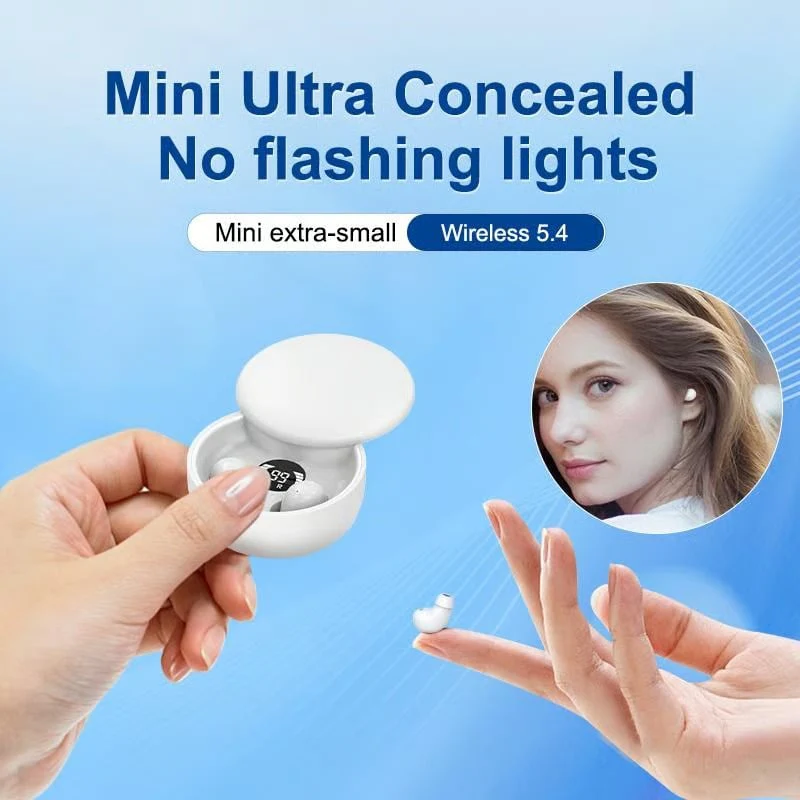 🔥Surprise Price: £10.99!!🎄50K+ SOLD! 🎁✨Mini Invisible Headphones Bluetooth 5.4 True Wireless In-Ear Earphones🎧 - Image 8