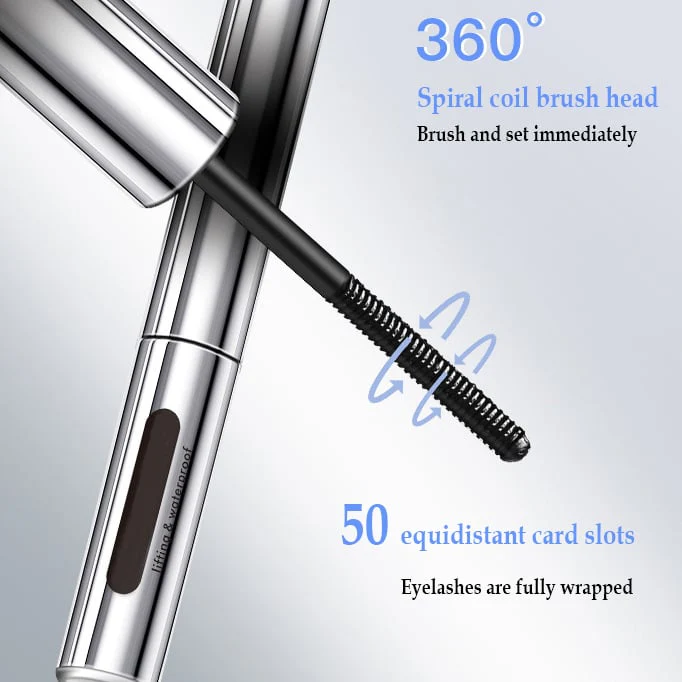 ⏳LAST DAY BUY 2 GET 1 FREE!!!⏰24 HR Waterproof 3D Natural Curling & Extension Eyelash Iron Mascara - Image 3