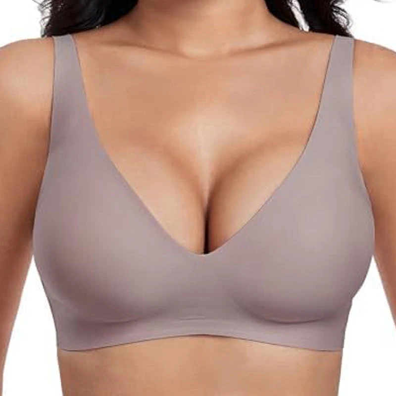 💖LAST DAY SALE 50% OFF💕Womens Comfortable Wireless Bralettes Seamless Deep V Everyday Bra - Image 14