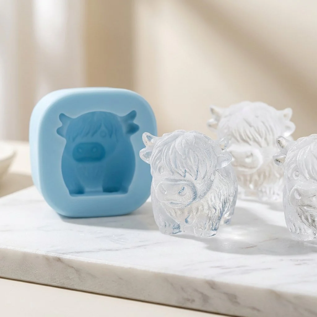 🐮 Mini Highland Cow Ice Cube Mold – Cute 3D Ice for Drinks, Parties & Gifts - Image 18