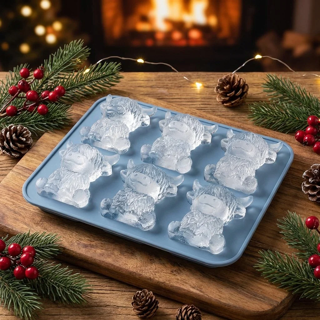 🐮 Mini Highland Cow Ice Cube Mold – Cute 3D Ice for Drinks, Parties & Gifts - Image 5