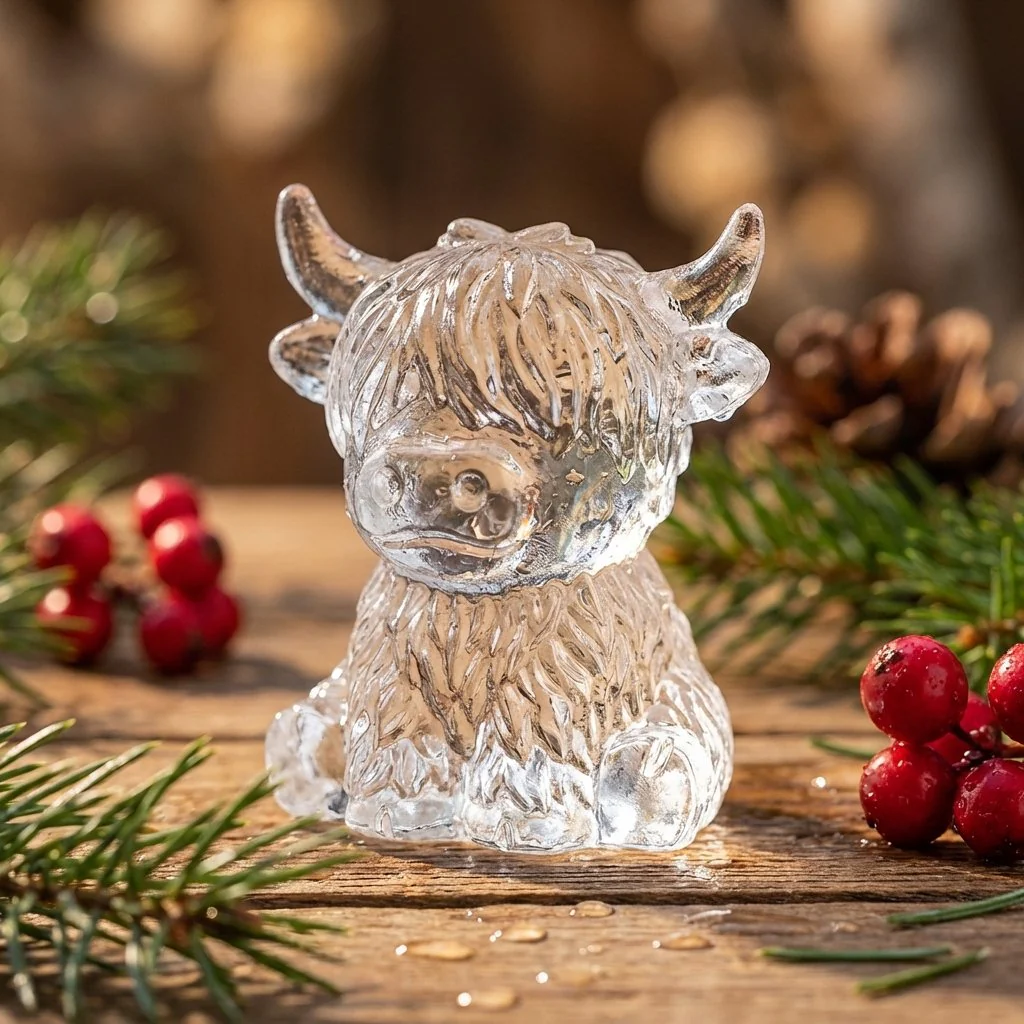 🐮 Mini Highland Cow Ice Cube Mold – Cute 3D Ice for Drinks, Parties & Gifts - Image 9