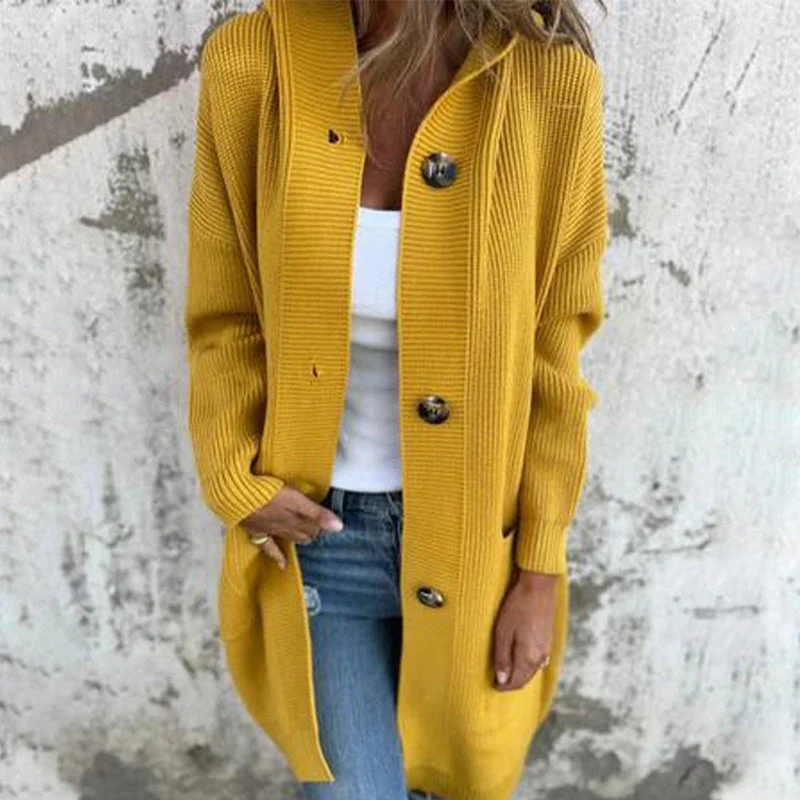 🔥LAST DAY SALE 50% OFF🔥Women's Button-Down Hooded Cardigan - Image 6