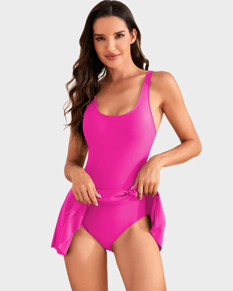 ⏳LAST DAY SALE 50% OFF!!💃Women's One Piece Tummy Control Tie Knot Swimsuit - Image 21