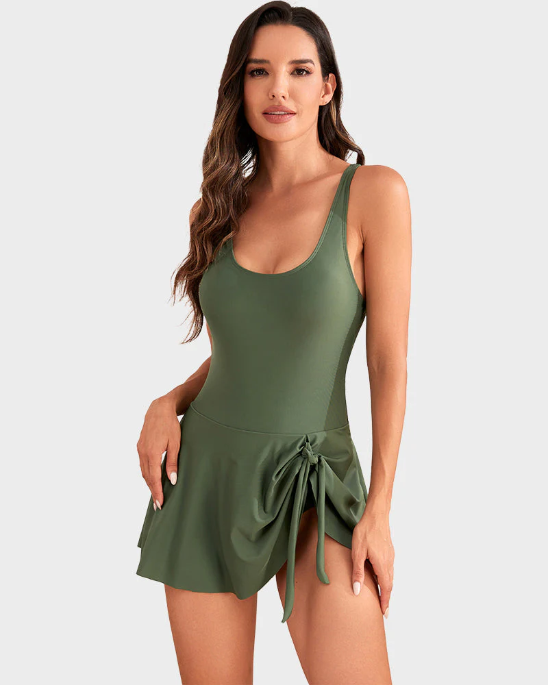 ⏳LAST DAY SALE 50% OFF!!💃Women's One Piece Tummy Control Tie Knot Swimsuit - Image 24