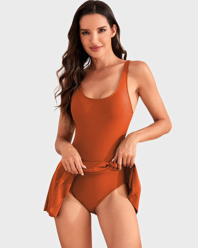 ⏳LAST DAY SALE 50% OFF!!💃Women's One Piece Tummy Control Tie Knot Swimsuit - Image 27