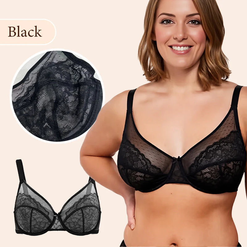 💖LAST DAY 50% OFF💖Plus Size Ultra-Comfort Breathable Full Coverage Lace Bra💐FREE SHIPPING TODAY ✈ - Image 11