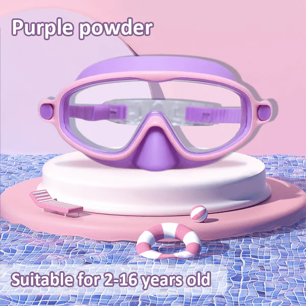 🔥LIMITED SALE 50% OFF!!🏆#1 Bestselling🏊♀️HD children's large frame waterproof and anti-fog swimming goggles - Image 12