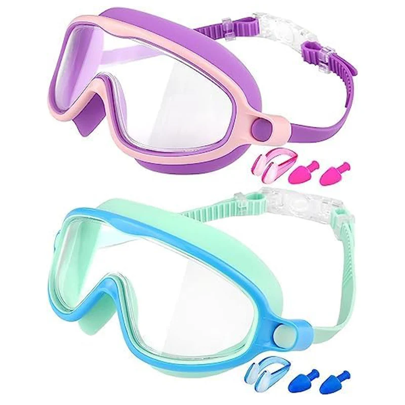 🔥LIMITED SALE 50% OFF!!🏆#1 Bestselling🏊♀️HD children's large frame waterproof and anti-fog swimming goggles - Image 20