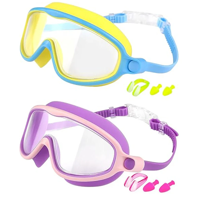 🔥LIMITED SALE 50% OFF!!🏆#1 Bestselling🏊♀️HD children's large frame waterproof and anti-fog swimming goggles - Image 21