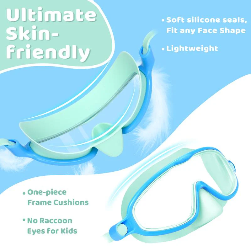 🔥LIMITED SALE 50% OFF!!🏆#1 Bestselling🏊♀️HD children's large frame waterproof and anti-fog swimming goggles - Image 5