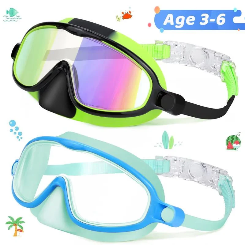 🔥LIMITED SALE 50% OFF!!🏆#1 Bestselling🏊♀️HD children's large frame waterproof and anti-fog swimming goggles - Image 9