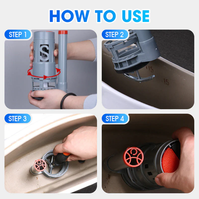Leak-Proof Toilet Tank Accessories Set - Image 7