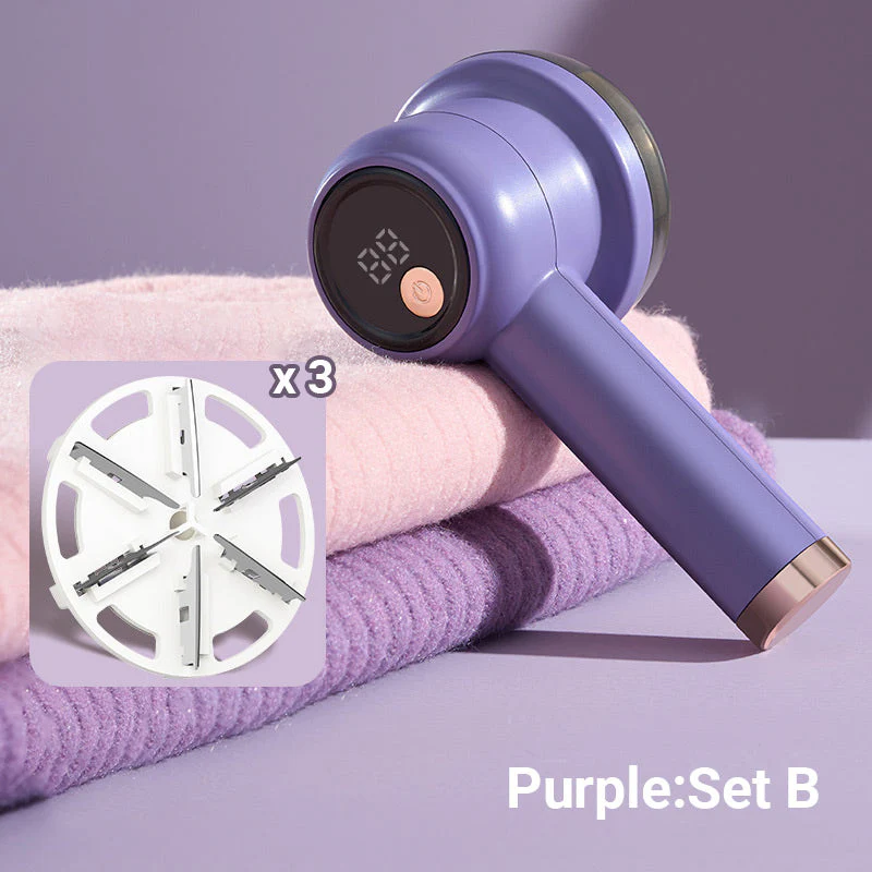 ⏳LAST DAY SALE: ONLY £9.99!!!💜3-Speed & LED Display Rechargeable Fabric Shaver - Image 13