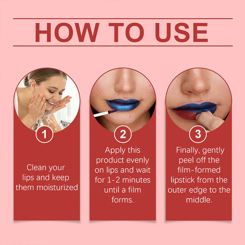 💝💋Tear-Off Lipstick Lip Glaze - Lip Nourishing Moisturizing Long Lasting✨ - Image 8