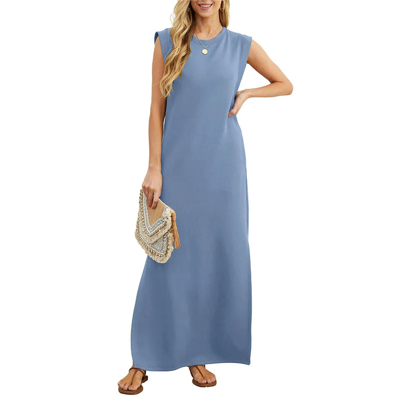 🔥Spring Hot Sale 49% OFF🔥Women Loose Split Wrinkle-Free Long Dress - Image 3