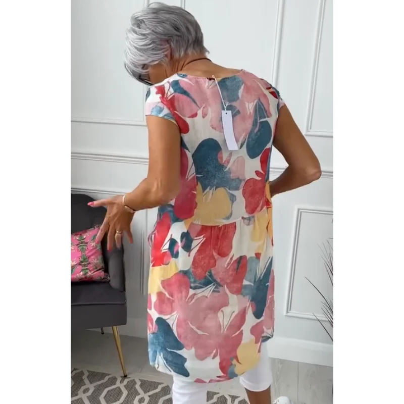 💕LAST DAY SALE 49% OFF💕Loose Mid-Length Dress with Butterfly Print - Image 4