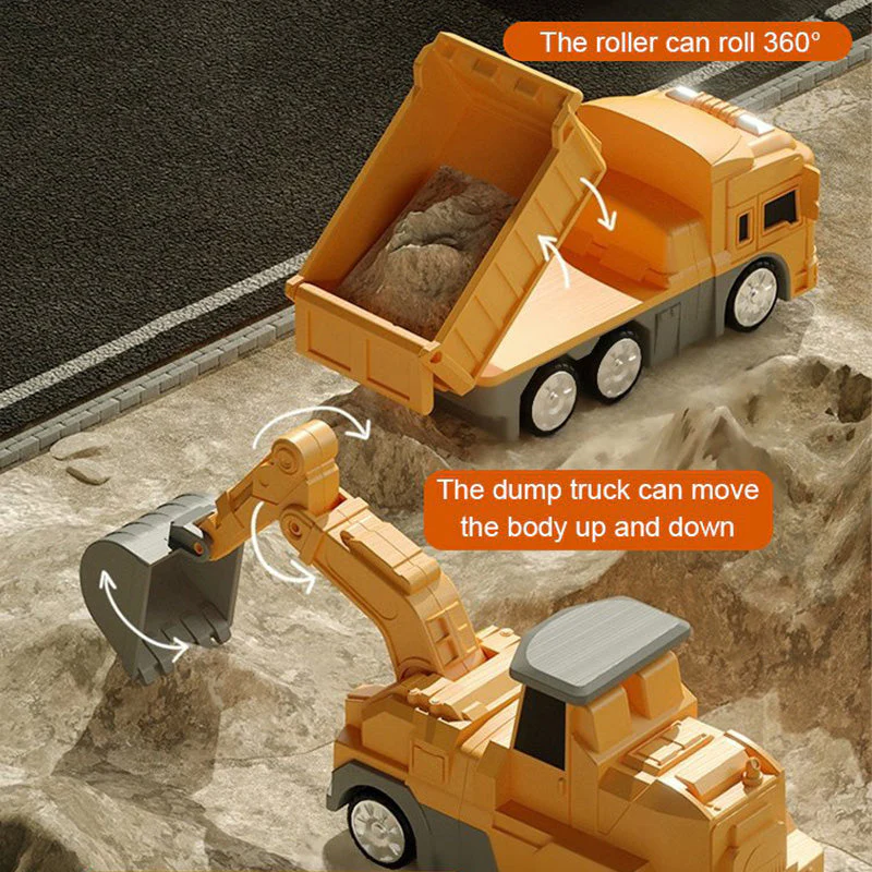 🔥HOT SALE 49% OFF🔥Magnetic Transform Engineering Car Assembled Toys - Image 9