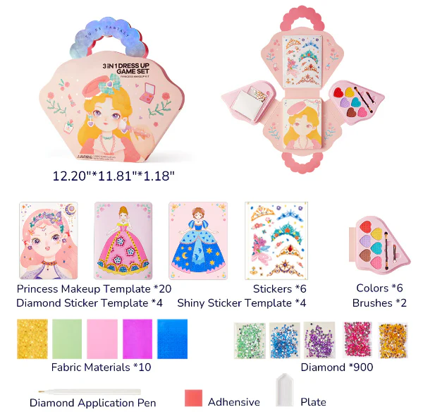🔥Hot Sale 49% OFF💅Upgraded Girls' Fav.💝Fantasy 3 In 1 Make Up Game Set🎁Buy 2 Save ￡5&Free Shipping - Image 9