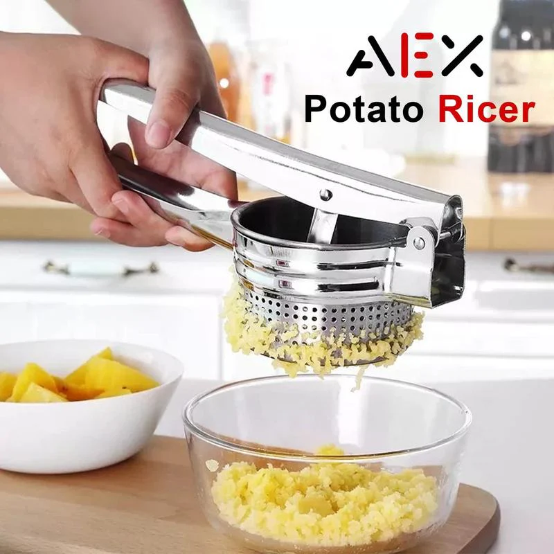 🔥LSAT DAY SALE 70% OFF!!🔥AEX Multifunctional Stainless Steel Potato, Juice & Food Press