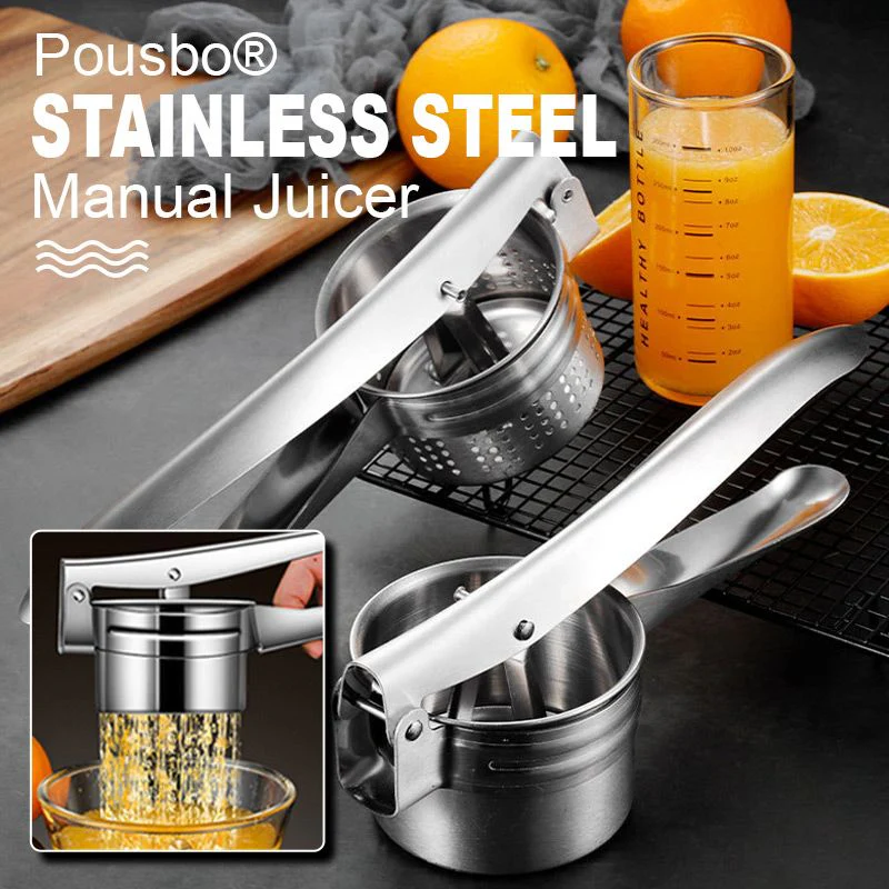 🔥LSAT DAY SALE 70% OFF!!🔥AEX Multifunctional Stainless Steel Potato, Juice & Food Press - Image 2