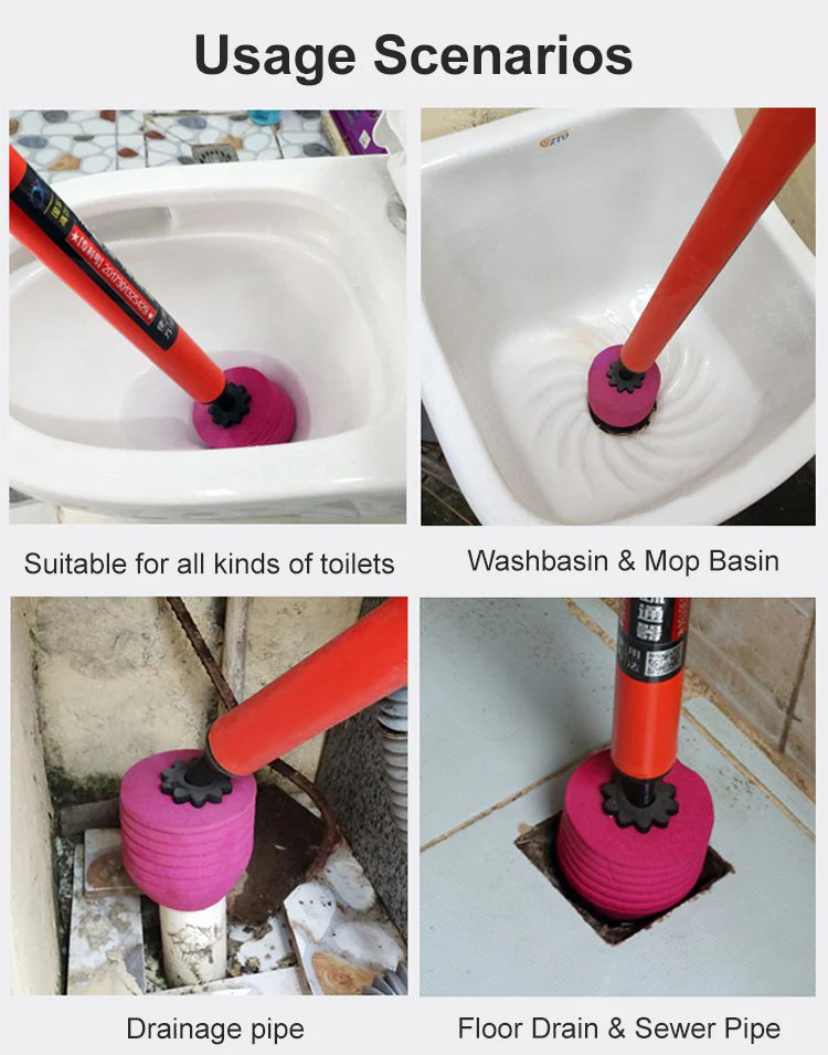 🔥2024 Special Sale 49% OFF🔥 Household High-pressure Manual Toilet Drain Pipe Unblocker - Image 7