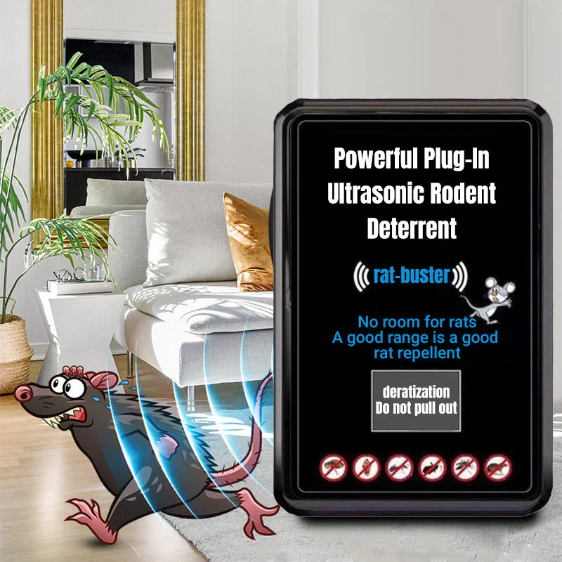 🔥LAST DAY PROMOTION - BUY 1 GET 1 FREE!!🔥Powerful Plug-In Ultrasonic Rodent Deterrent - Image 2
