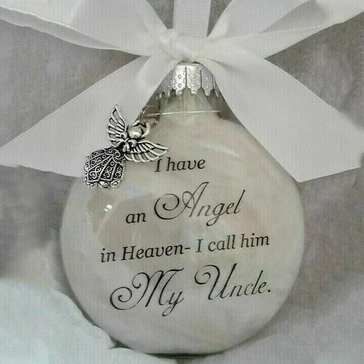 🎅LAST DAY BUY 2 GET 1 FREE!🎁 Christmas Ornaments Feather Ball👼Angel In Heaven Memorial Ornament - Image 14