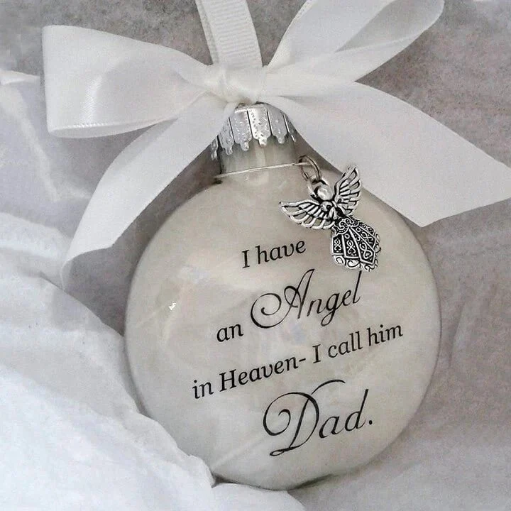 🎅LAST DAY BUY 2 GET 1 FREE!🎁 Christmas Ornaments Feather Ball👼Angel In Heaven Memorial Ornament - Image 21