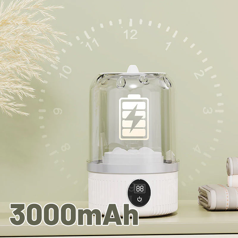 🎁Limited Sale 50% OFF🎁Free your hands.🥰Wireless Charging Mini Washing Machine - Image 5