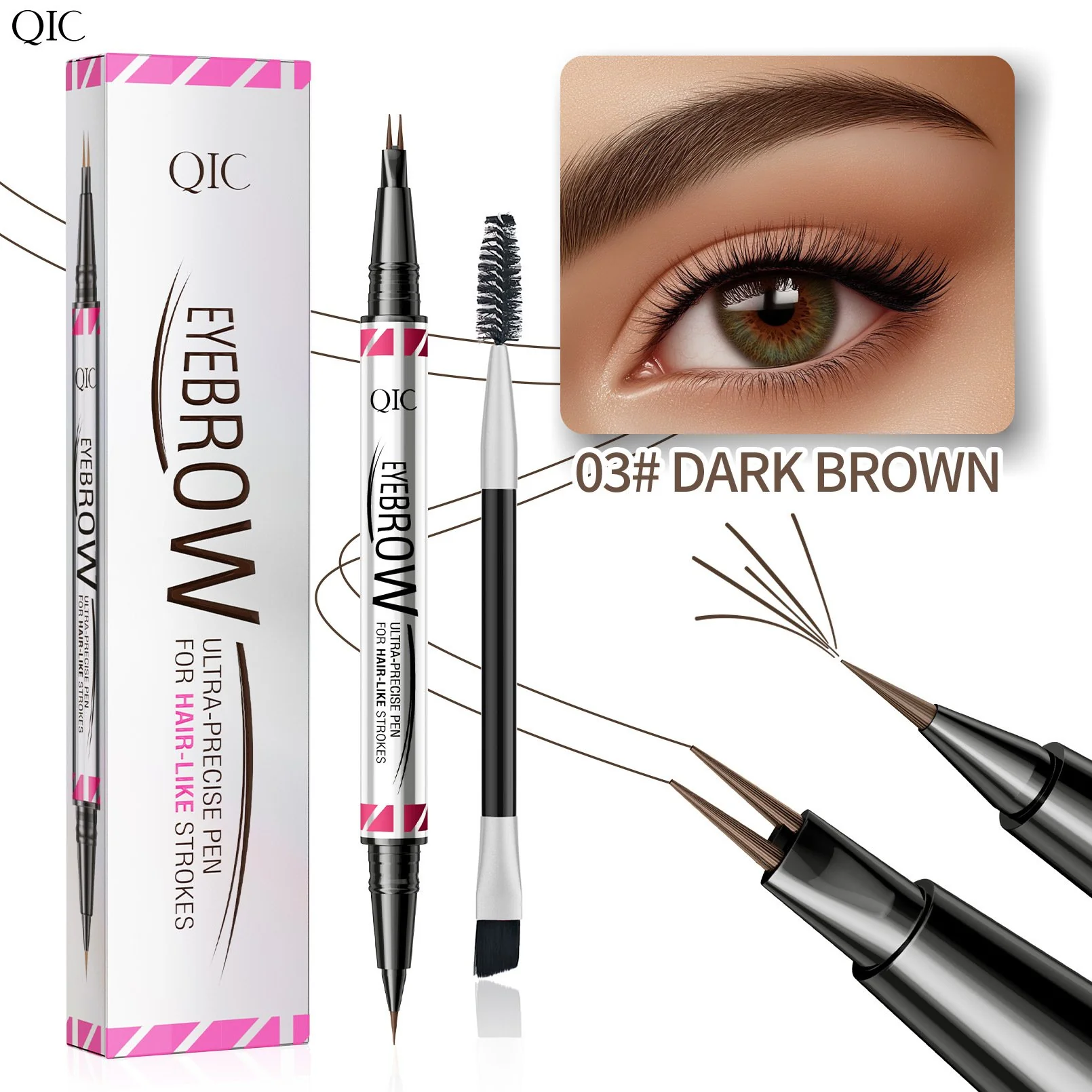 【🎉LAST DAY BUY 1 GET 1 FREE🎉】TODAY ONLY $6.49 EACH ！✨3D Waterproof Microblading Eyebrow Pen - Image 10