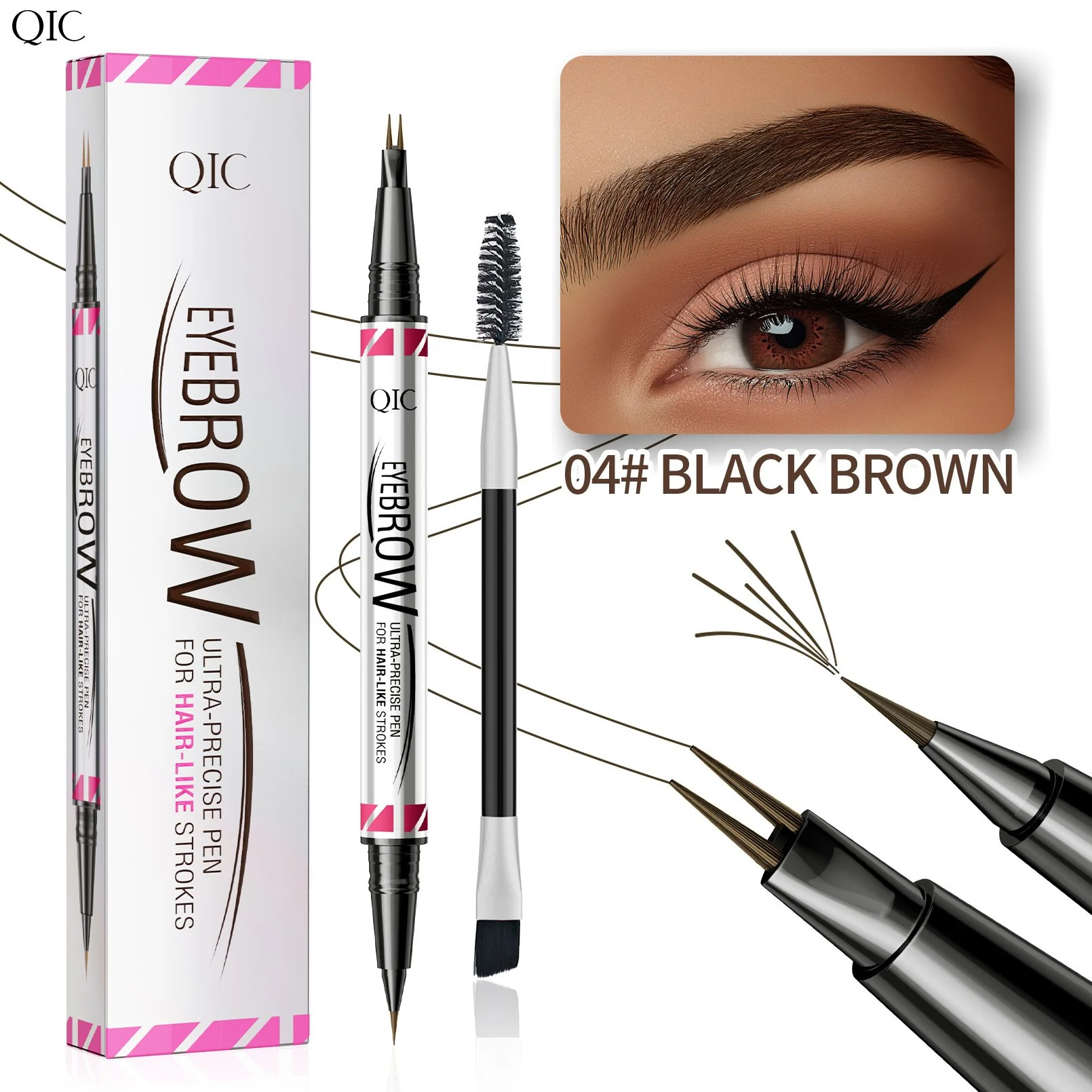 【🎉LAST DAY BUY 1 GET 1 FREE🎉】TODAY ONLY $6.49 EACH ！✨3D Waterproof Microblading Eyebrow Pen - Image 11